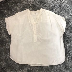 Cream Linen blouse